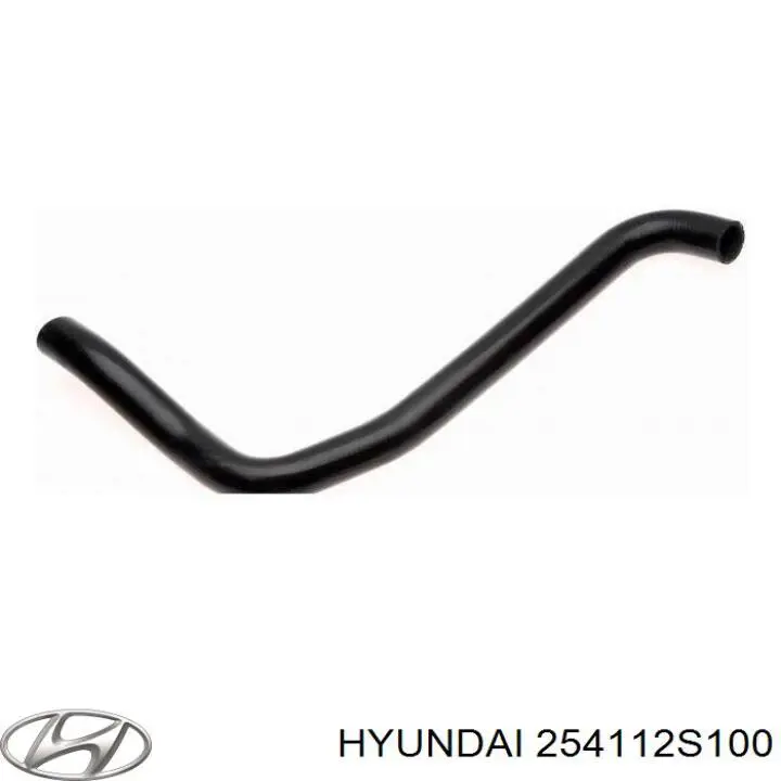 254112S100 Hyundai/Kia шланг (патрубок радиатора охлаждения верхний)