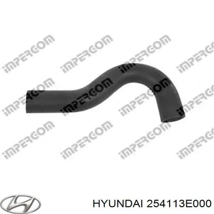 Шланг (патрубок) радиатора охлаждения верхний Hyundai/Kia 254113E000
