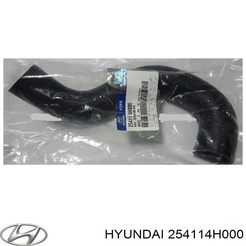Шланг (патрубок) радиатора охлаждения верхний Hyundai/Kia 254114H000