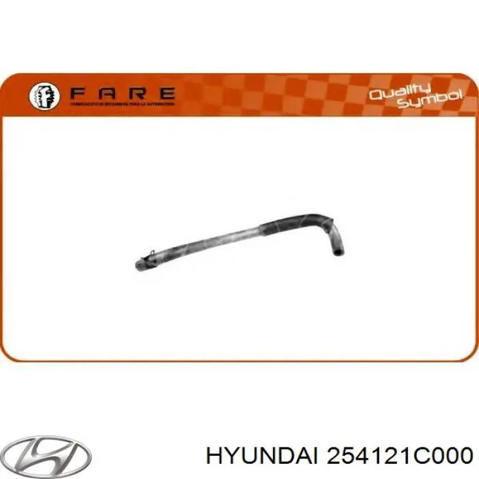 Шланг радиатора, нижний Hyundai/Kia 254121C000 цена, от 12.67 USD