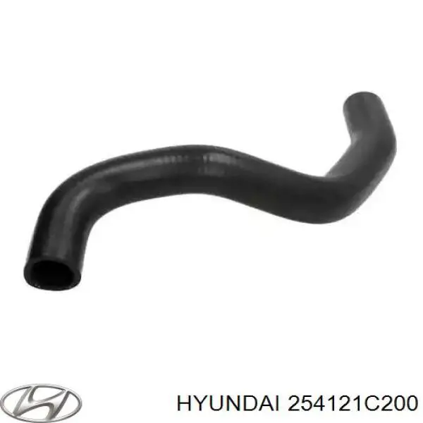 254121C200 Hyundai/Kia шланг (патрубок радиатора охлаждения нижний)