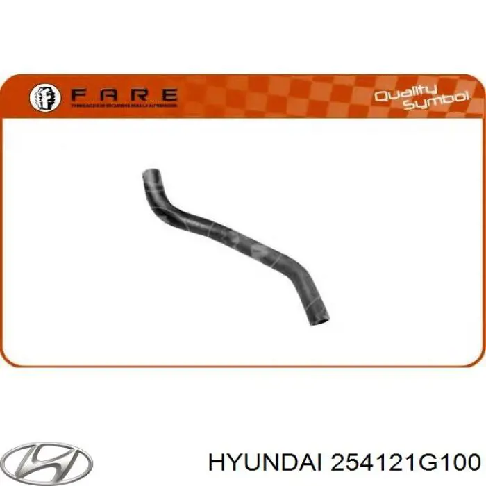 Купить 254121G100 Hyundai/Kia Шланг радиатора охлаждения нижний