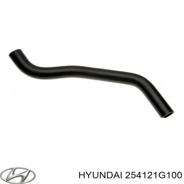 254121G100 Hyundai/Kia Патрубок радиатора охлаждения нижний