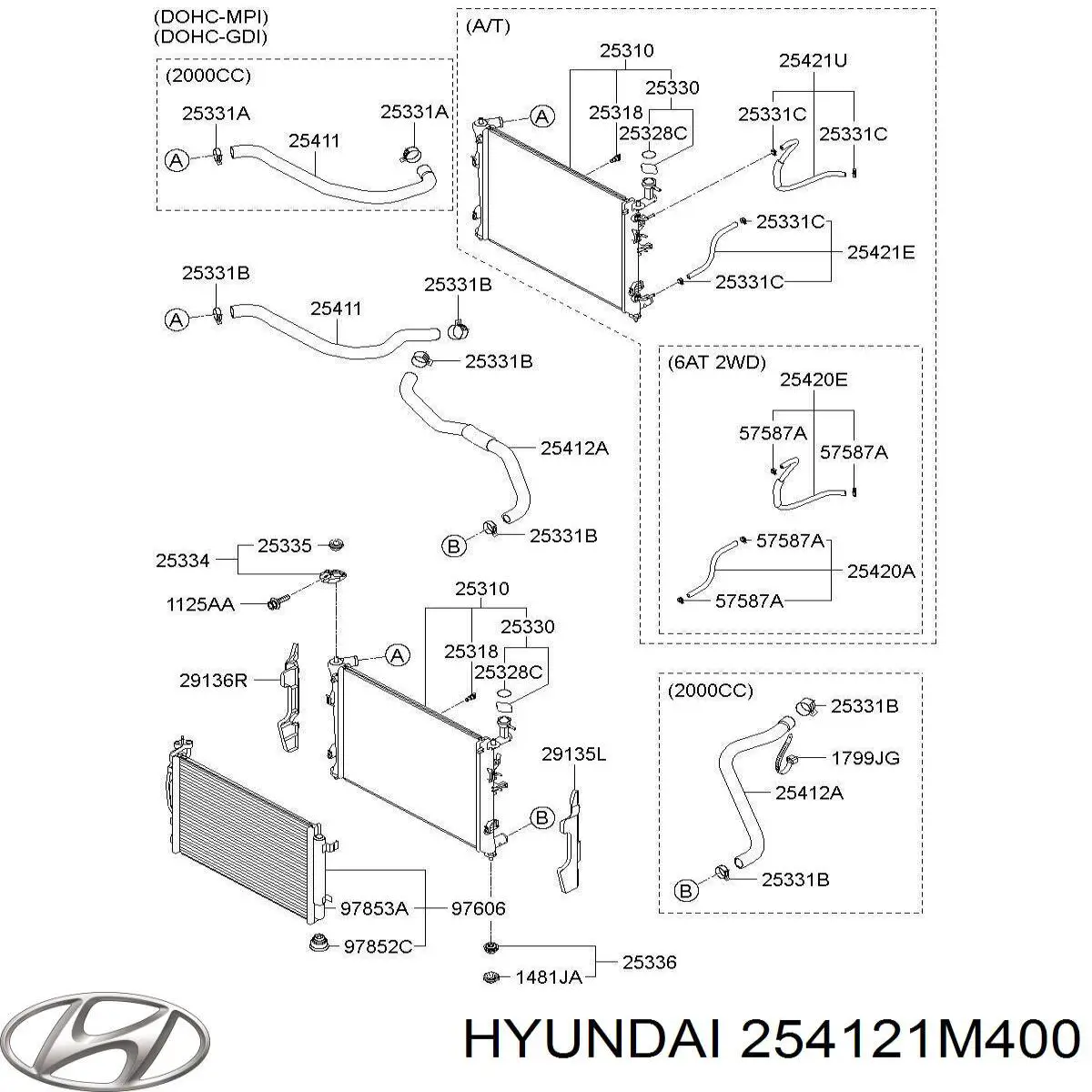  254121M400 Hyundai/Kia