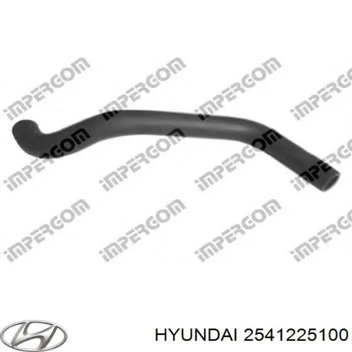 Шланг (патрубок) радиатора охлаждения нижний на Hyundai Accent LC