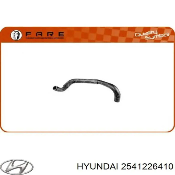 Купить 2541226410 Hyundai/Kia Шланг радиатора охлаждения нижний
