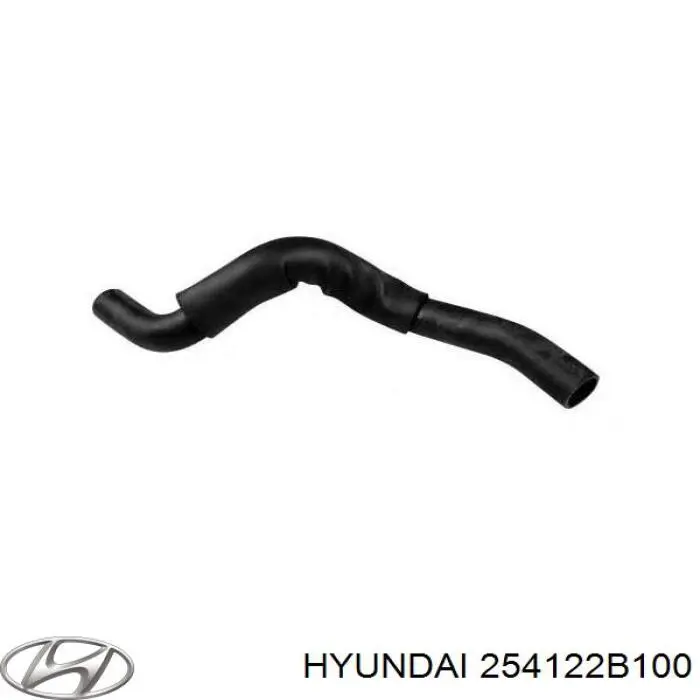 Купить 254122B100 Hyundai/Kia Шланг радиатора охлаждения нижний