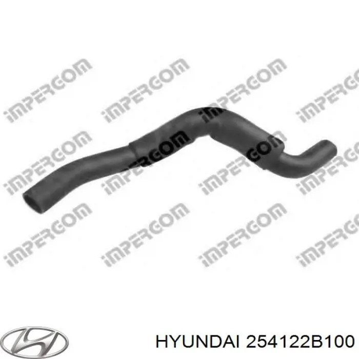 Шланг радиатора, нижний Hyundai/Kia 254122B100 цена, от 16.80 USD