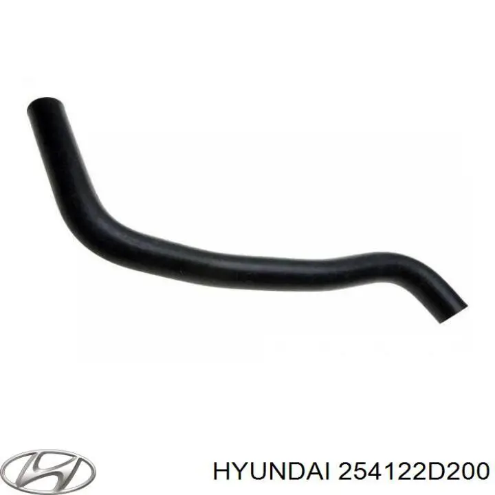 Купить 254122D200 Hyundai/Kia Шланг радиатора охлаждения нижний