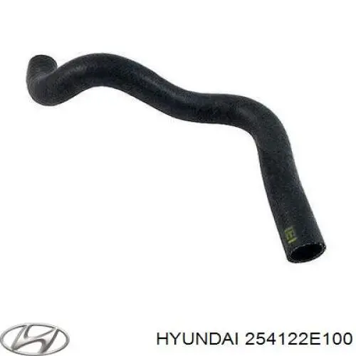 Шланг (патрубок) радиатора охлаждения нижний Hyundai/Kia 254122E100