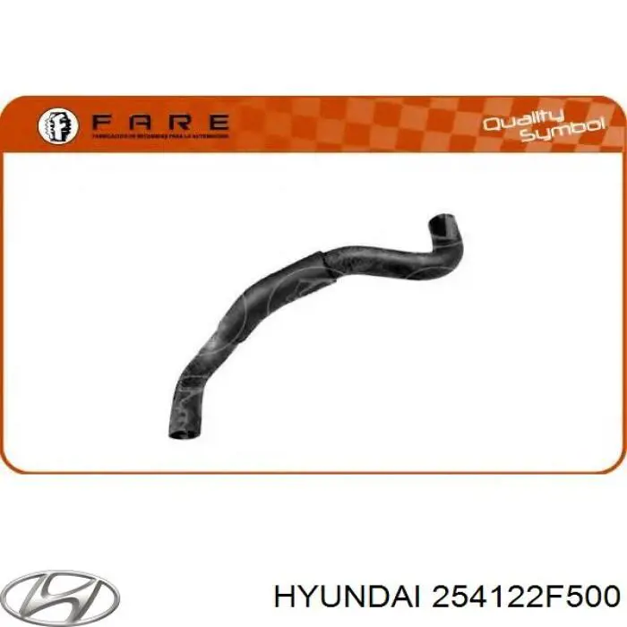 Шланг радиатора, нижний Hyundai/Kia 254122F500 цена, от 19.07 USD