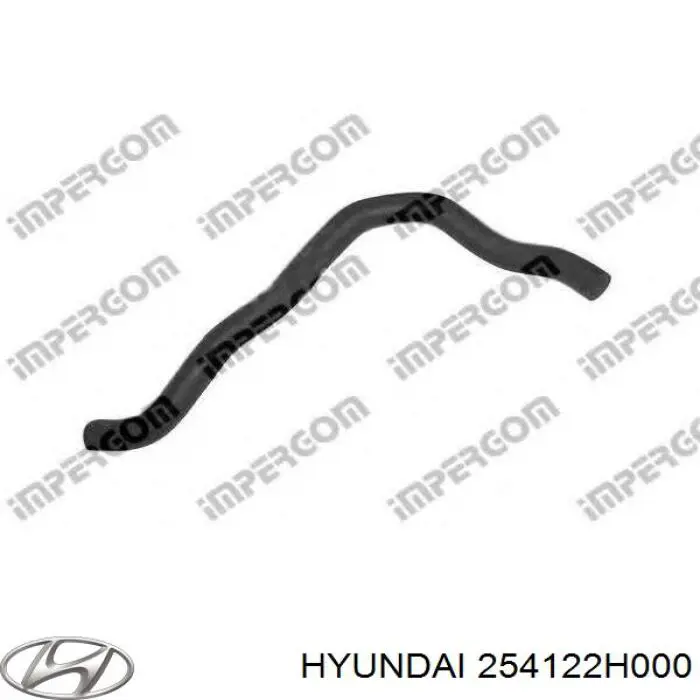 Шланг (патрубок) радиатора охлаждения нижний на Hyundai Elantra HD