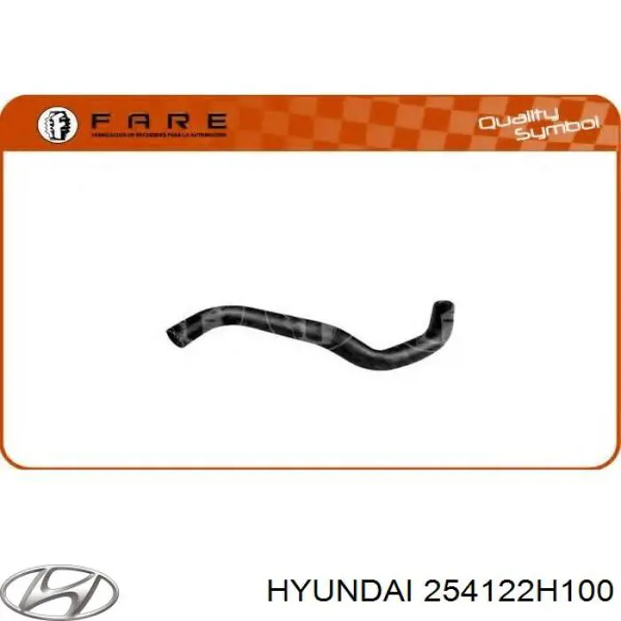 Шланг радиатора, нижний Hyundai/Kia 254122H100 цена, от 26.95 USD