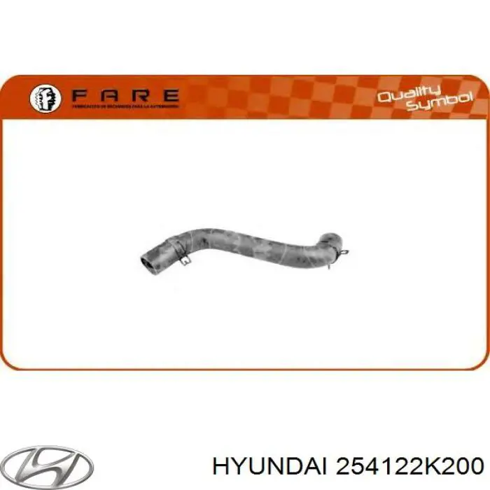 Шланг радиатора, нижний Hyundai/Kia 254122K200 цена, от 35.59 USD
