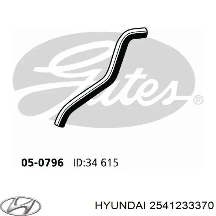 Шланг (патрубок) радиатора охлаждения нижний на Hyundai Sonata 