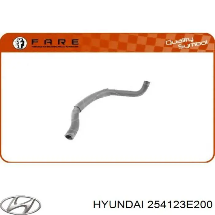 Купить 254123E200 Hyundai/Kia Шланг радиатора охлаждения нижний