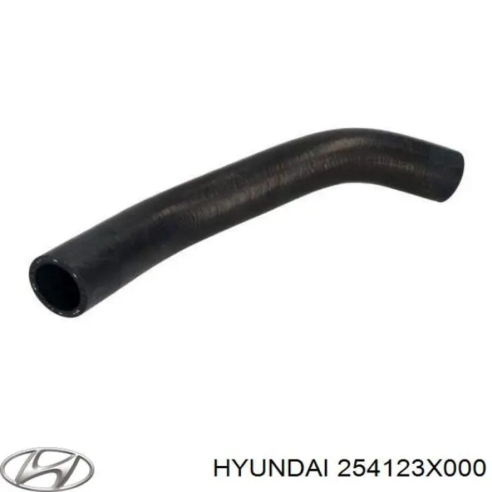 25412-3X000 Hyundai/Kia mangueira (cano derivado inferior do radiador de esfriamento)