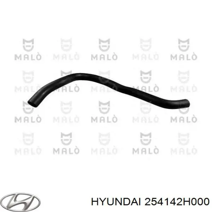 Mangueira (cano derivado) do radiador de esfriamento superior para Hyundai I30 (FD)