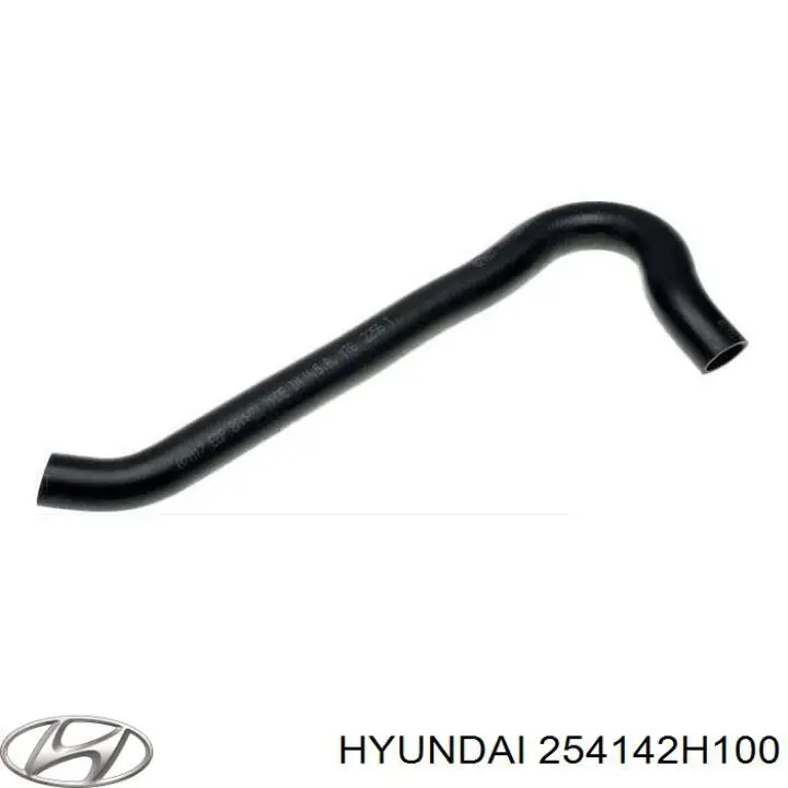 254142H100 Hyundai/Kia шланг (патрубок радиатора охлаждения верхний)