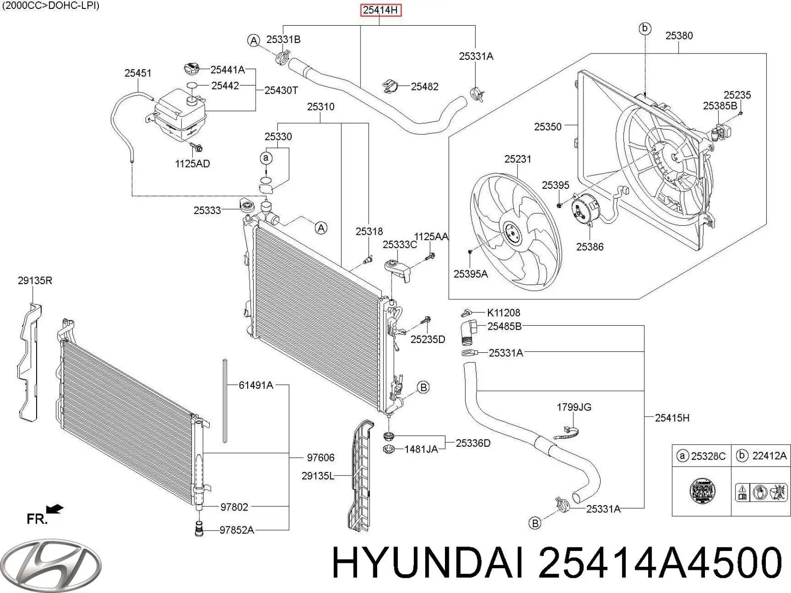 25414A4500 Hyundai/Kia 