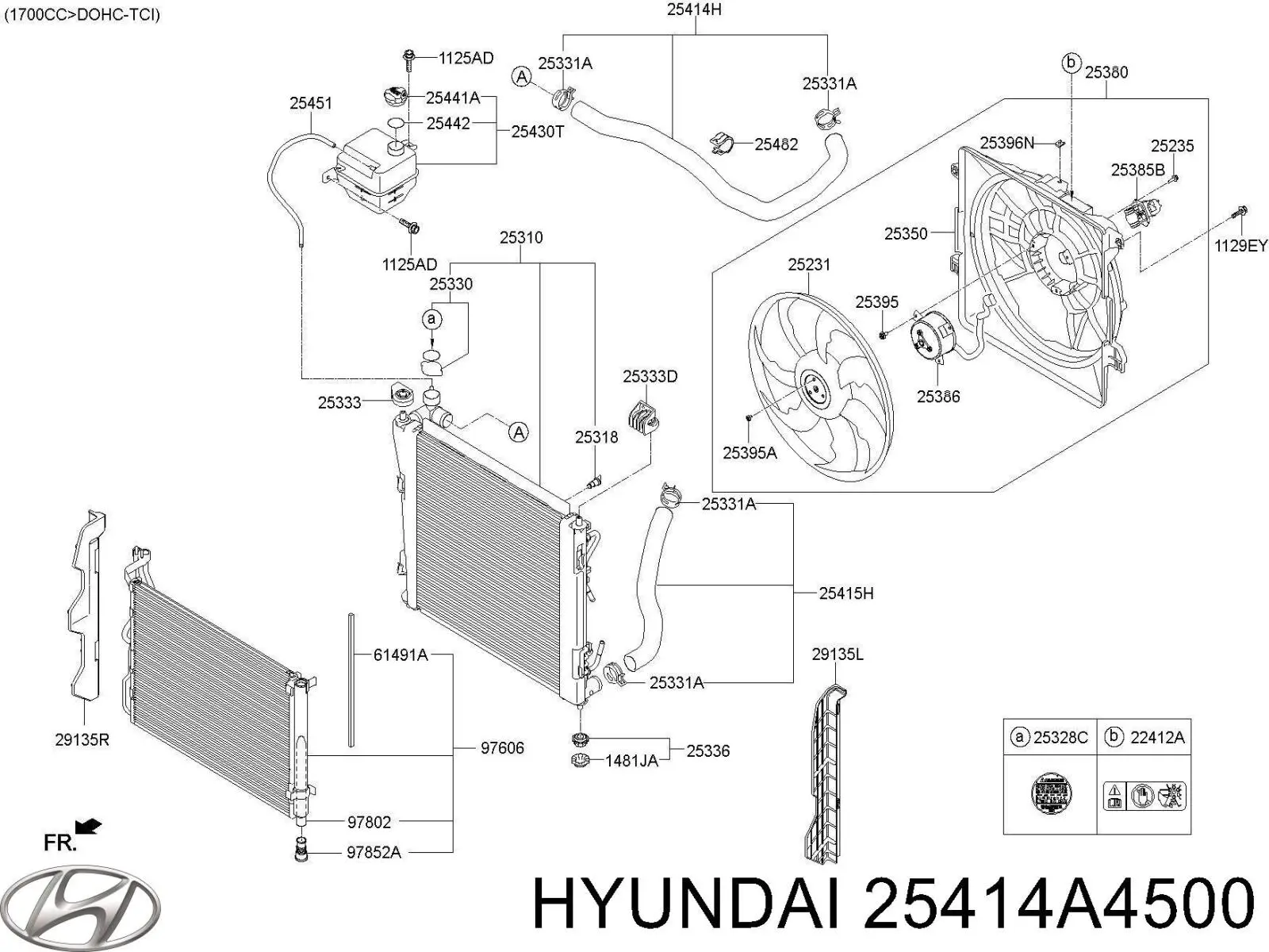  Hyundai/Kia 25414A4500 цена, от 117.46 USD