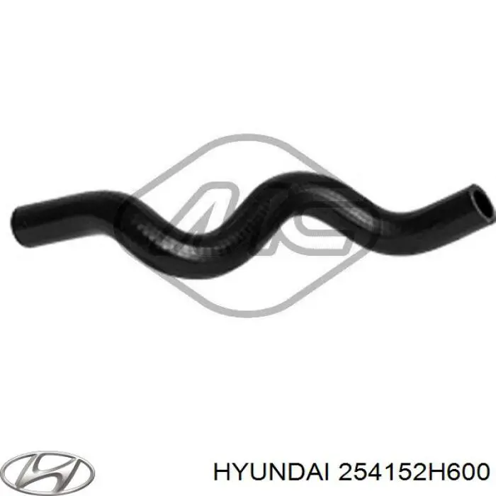 Нижний патрубок радиатора Hyundai/Kia 254152H600