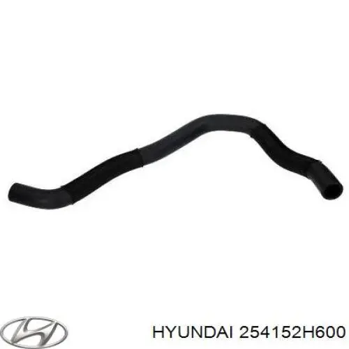 254152H600 Hyundai/Kia Патрубок радиатора охлаждения нижний