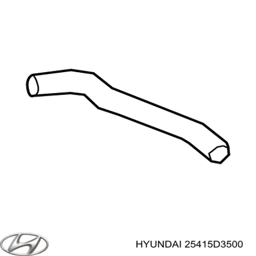 Шланг радиатора охлаждения Hyundai/Kia 25415D3500 цена, от 45.59 USD