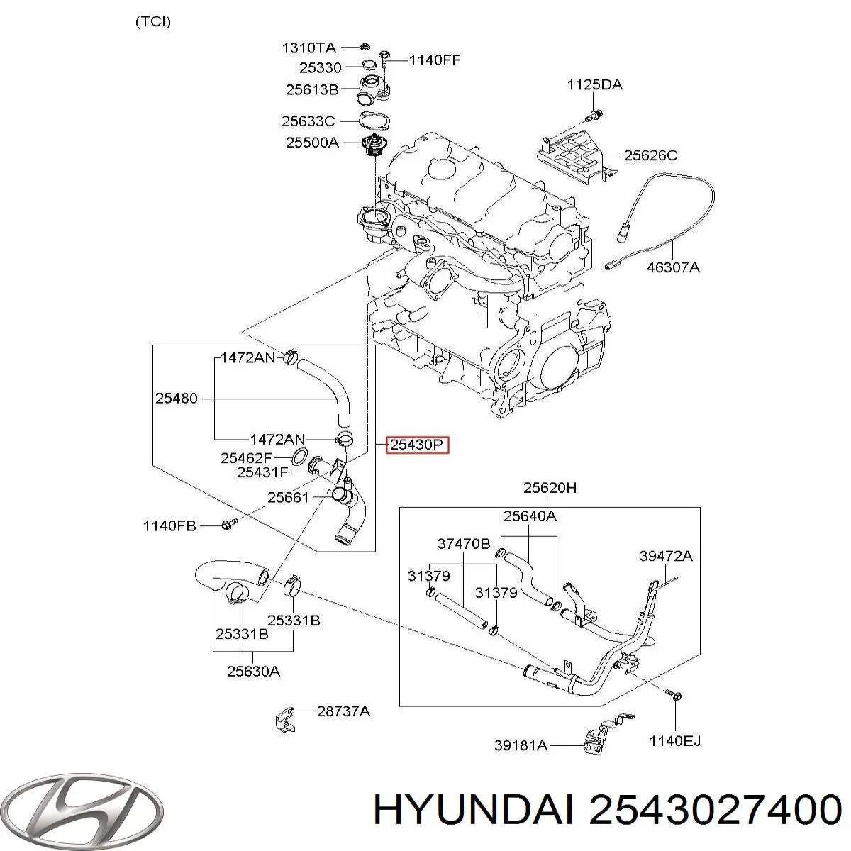 2543027400 Hyundai/Kia 