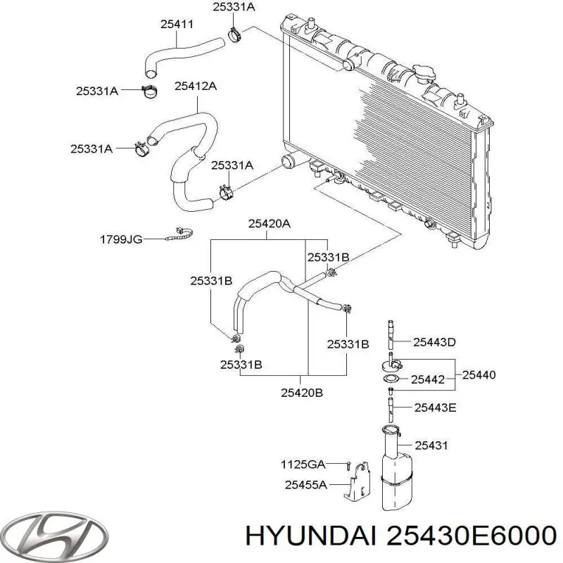 Купить 25430E6000 Hyundai/Kia 