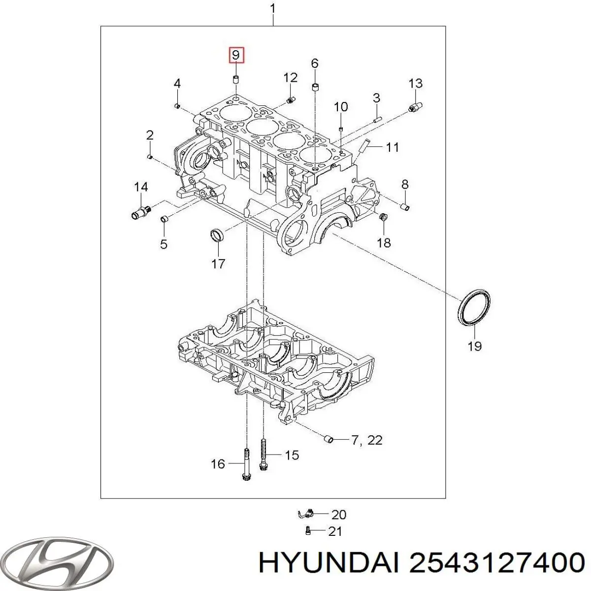 2543127400 Hyundai/Kia 