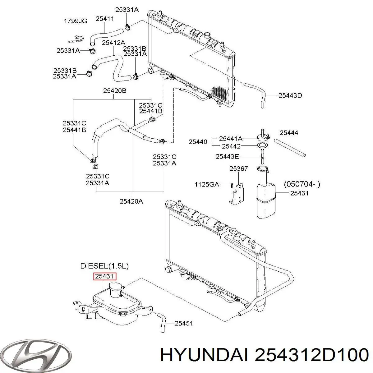  254312D100 Hyundai/Kia