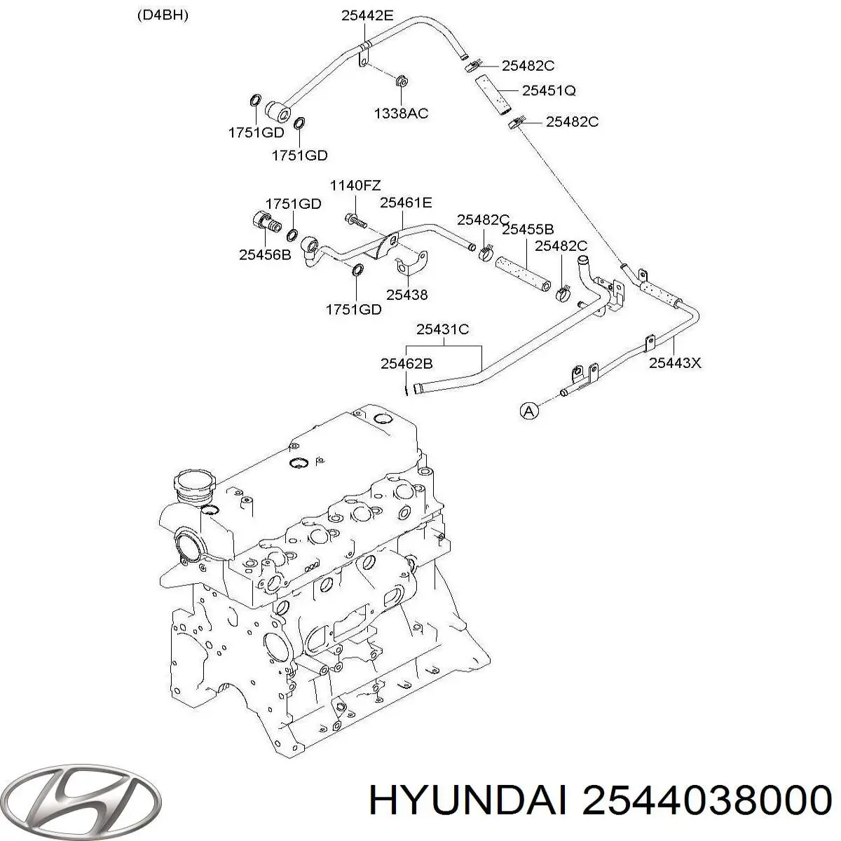 Крышка расширительного бачка Hyundai Sonata IV седан (EU4) (2001 - 2005) цена, от  