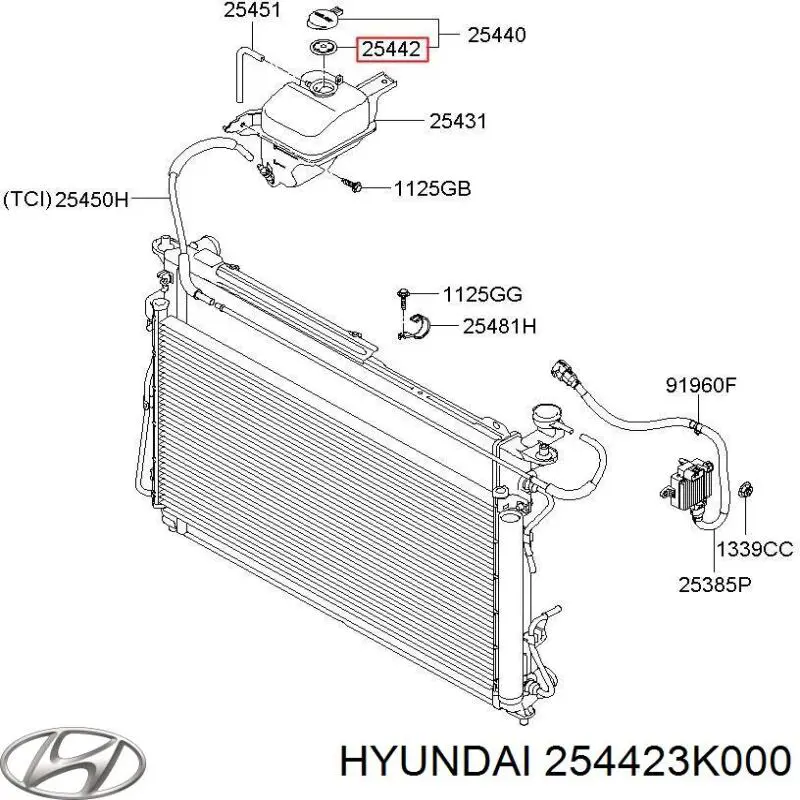 254423K000 Hyundai/Kia 