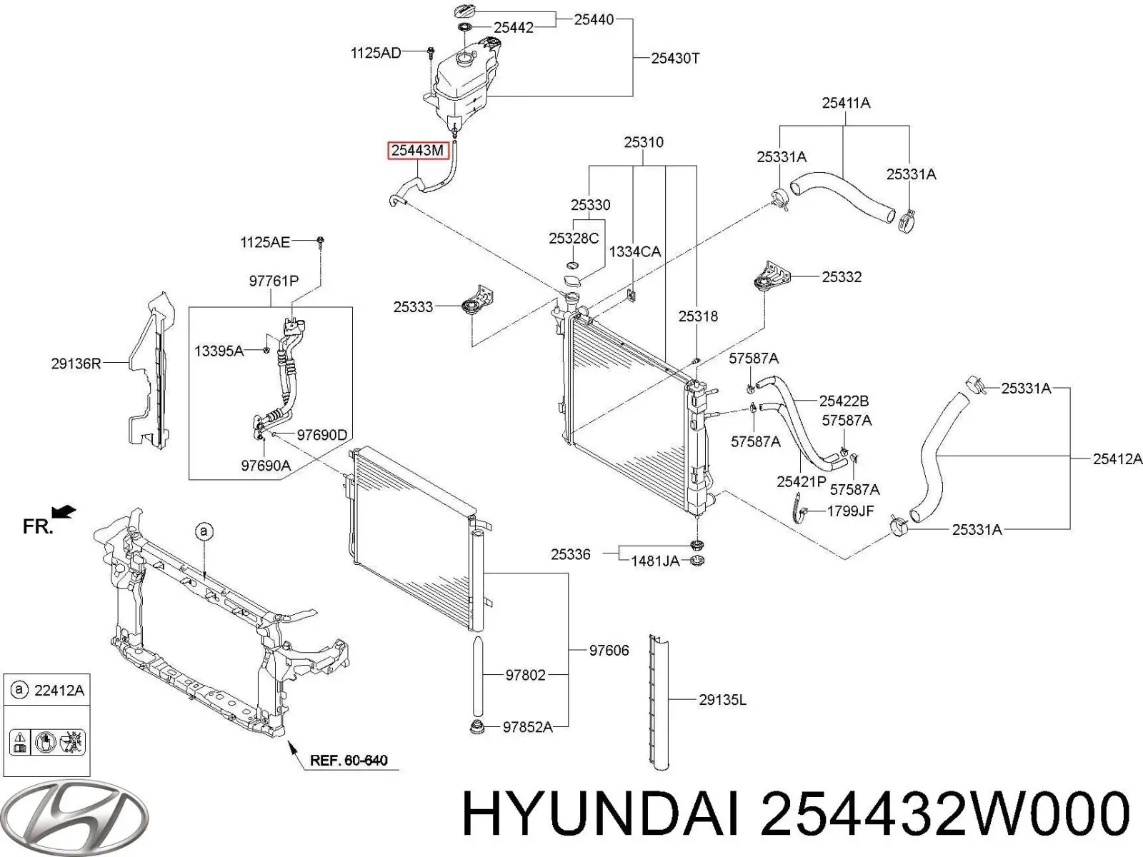  254432W000 Hyundai/Kia