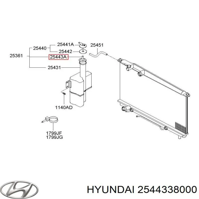2544338000 Hyundai/Kia 