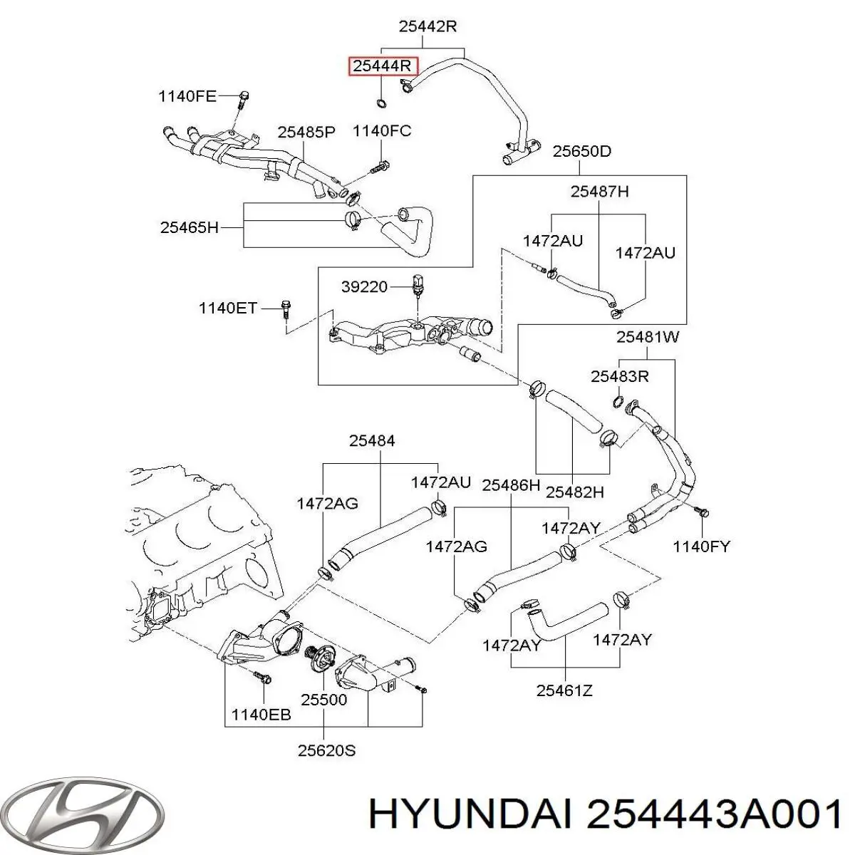 254443A001 Hyundai/Kia 