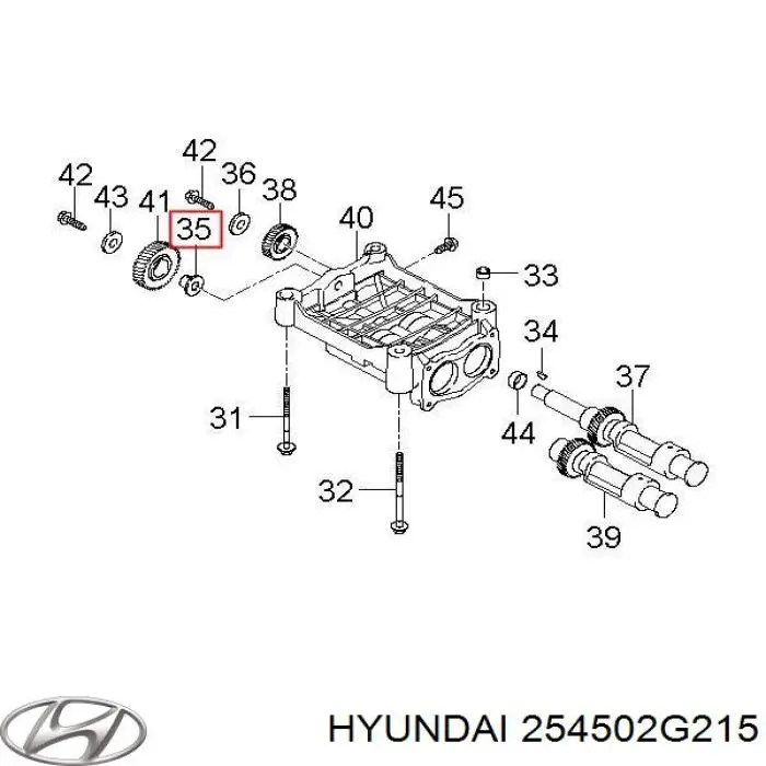 Hyundai/Kia 254502G215 цена, от 34.89 USD