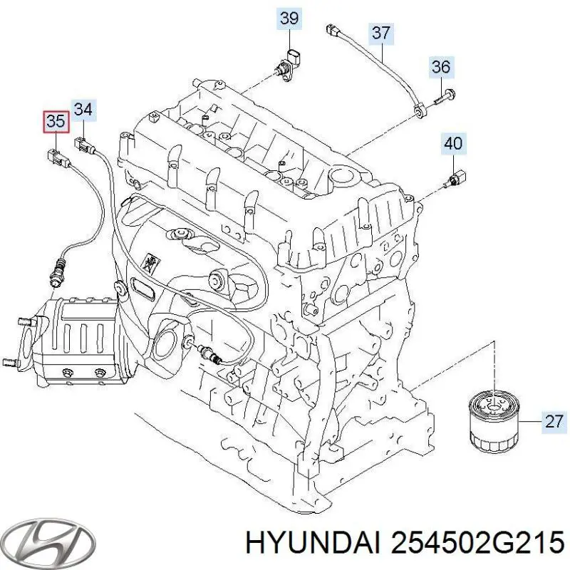 Купить 254502G215 Hyundai/Kia 