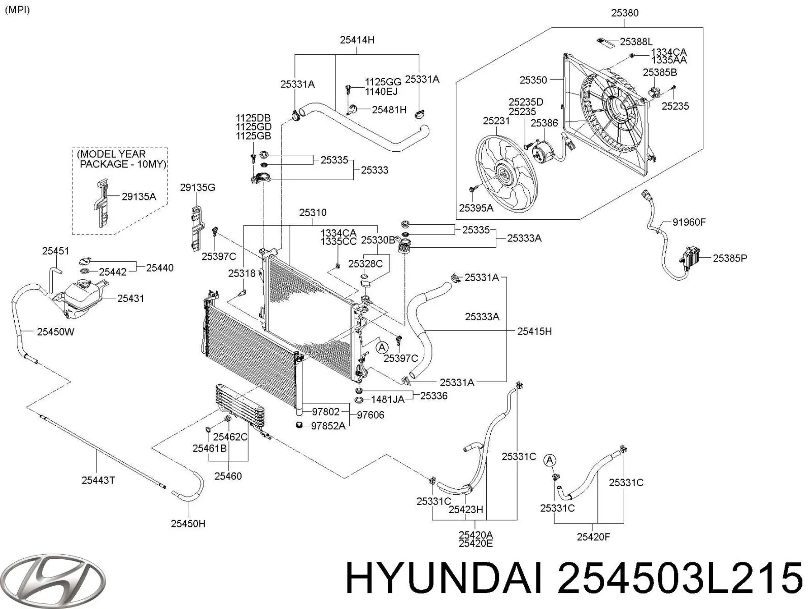  Hyundai/Kia 254503L215 цена, от 9.10 USD