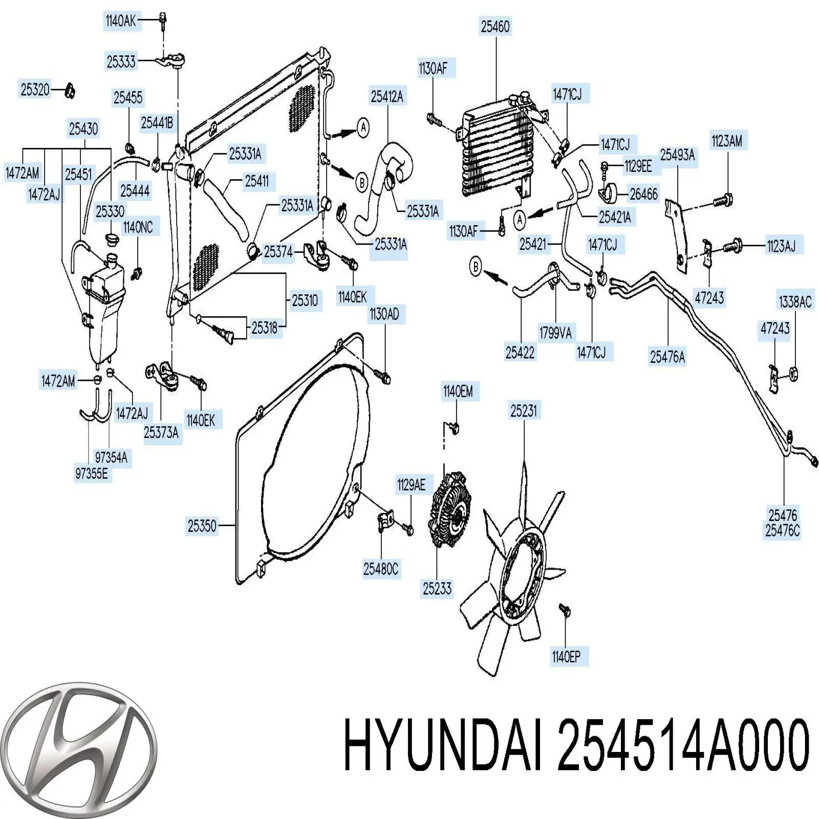 254514A000 Hyundai/Kia 