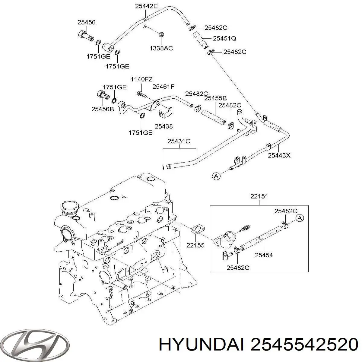 2545542520 Hyundai/Kia 