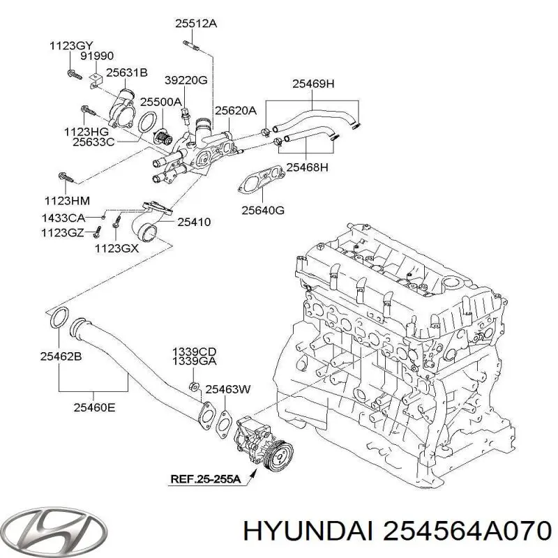 Купить 254564A000 Hyundai/Kia 
