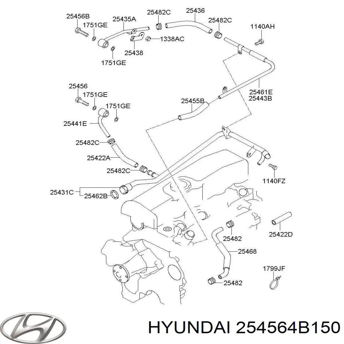 254564B150 Hyundai/Kia 