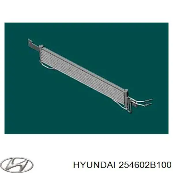 Радиатор охлаждения, АКПП/КПП на Hyundai Santa Fe II 
