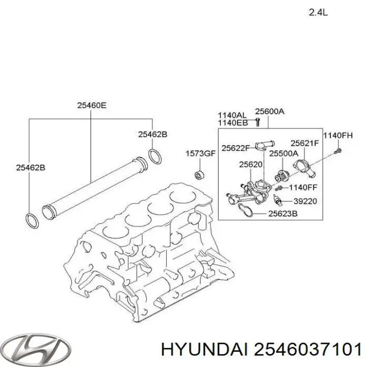 2546037101 Hyundai/Kia 