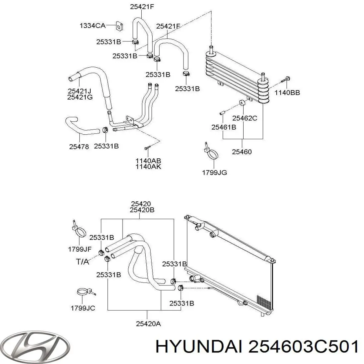  254603C501 Hyundai/Kia