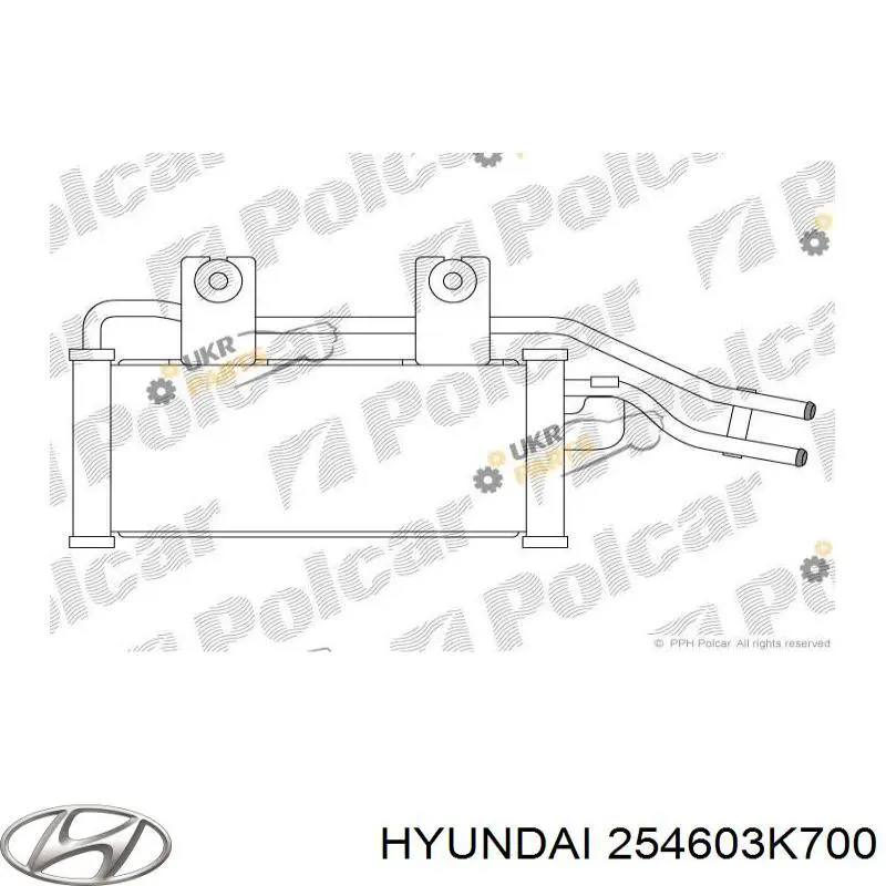 Радиатор охлаждения, АКПП/КПП Hyundai/Kia 254603K700 цена, от 19.00 USD