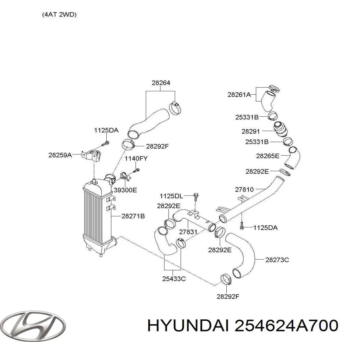  254624A700 Hyundai/Kia