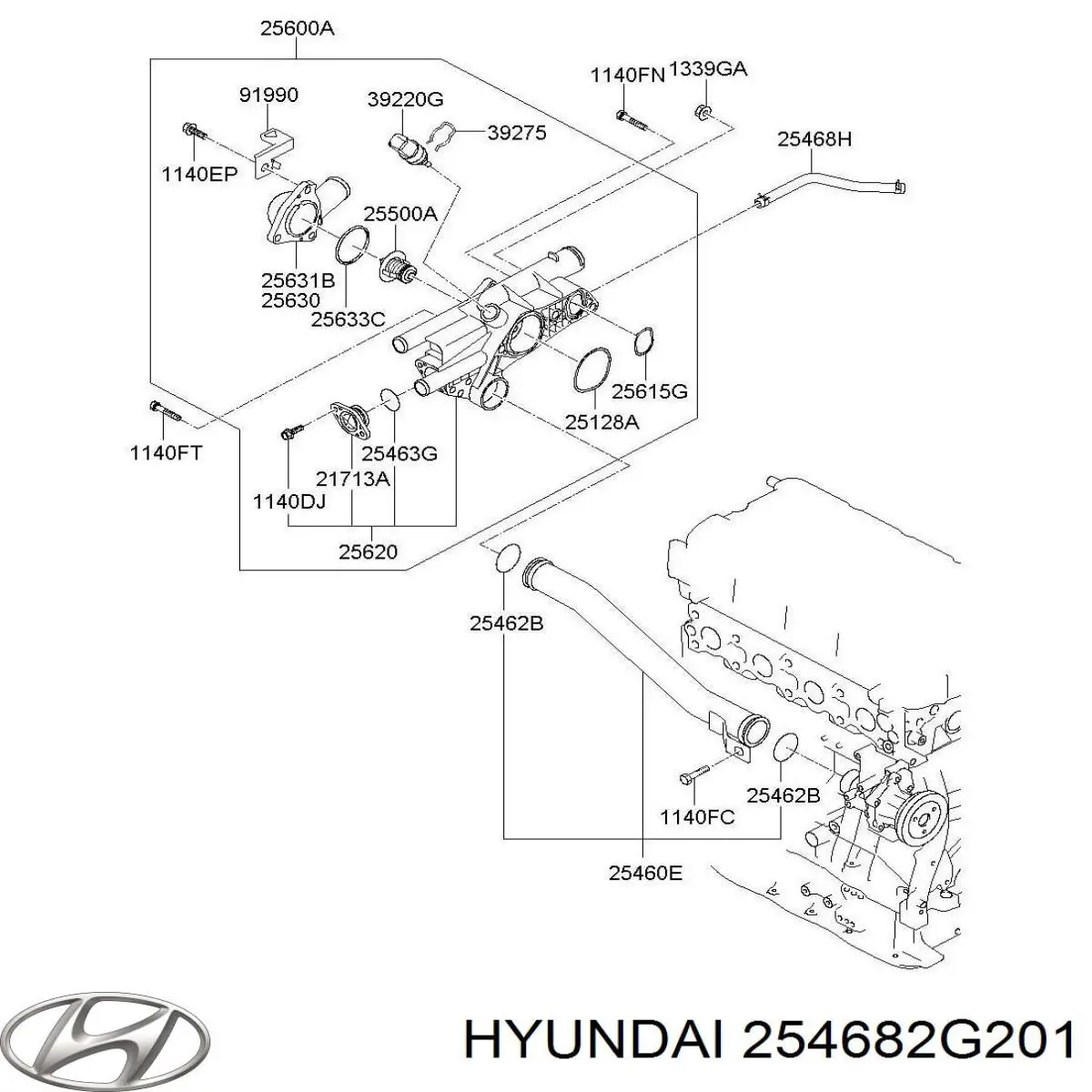  254682G201 Hyundai/Kia